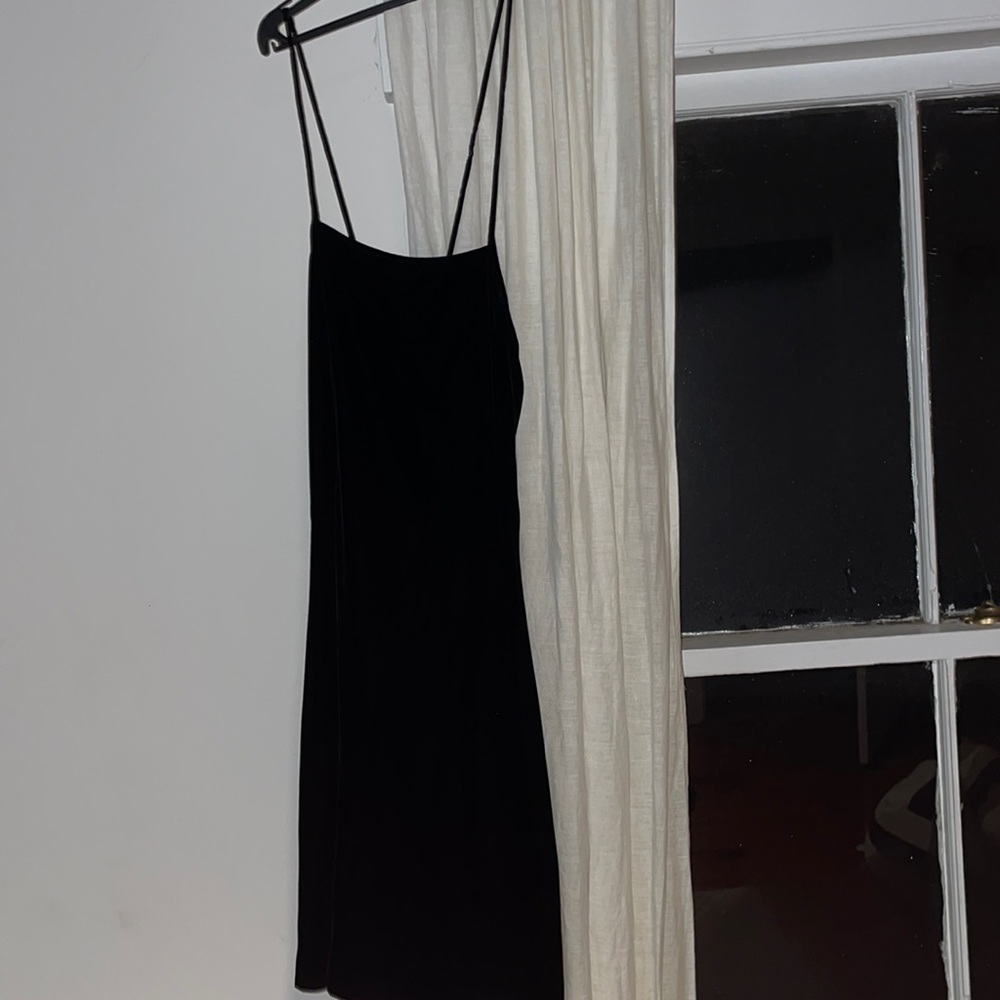 Ralph Lauren velvet slip mini dress